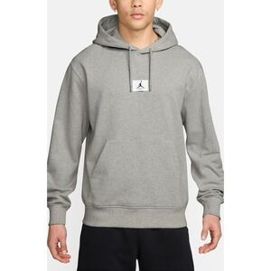 Nike‎ Air Jordan Flight Fleece Pull Over Hoodie Gray Small